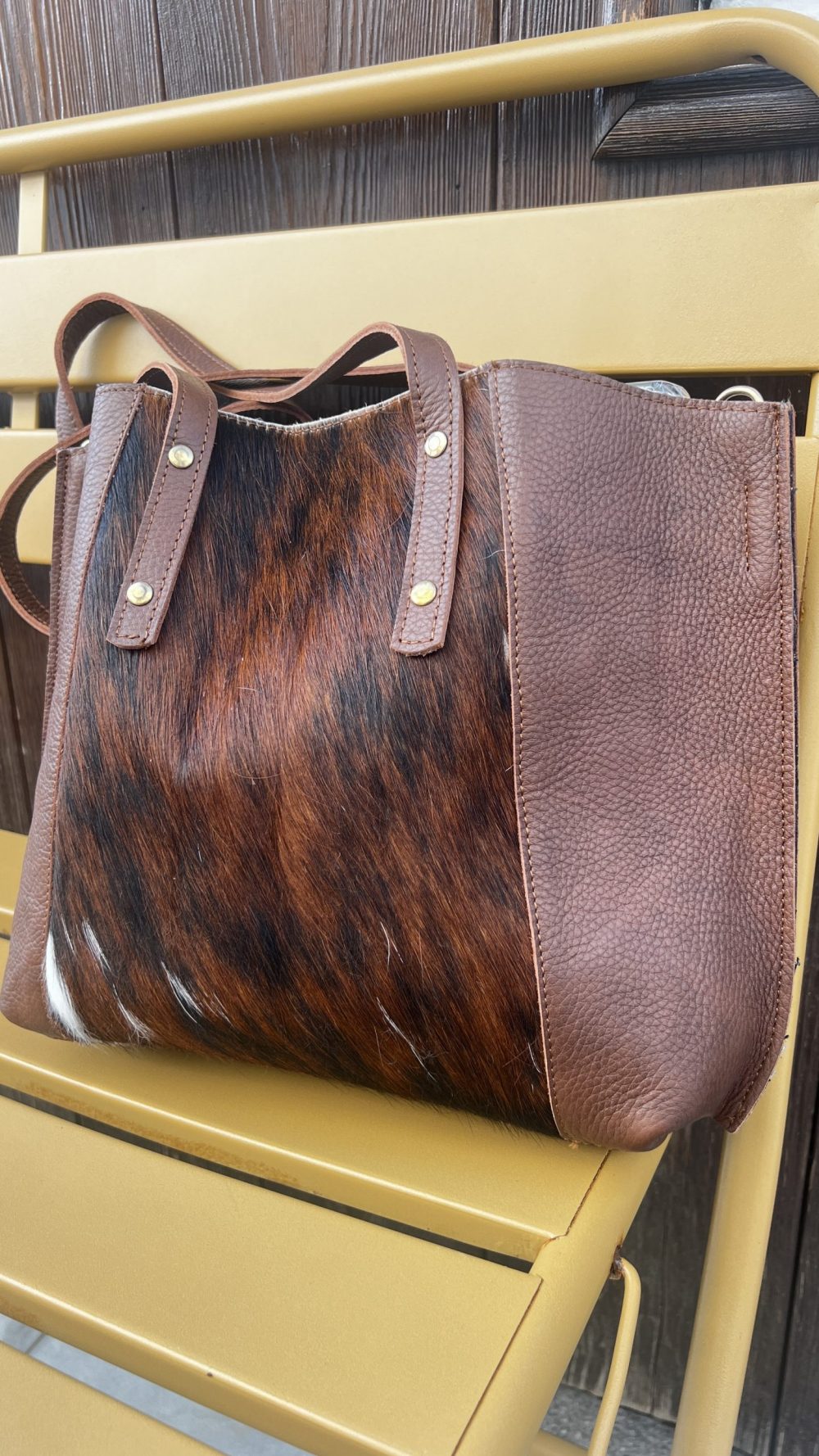 Bolso de piel animal print - Imagen 2
