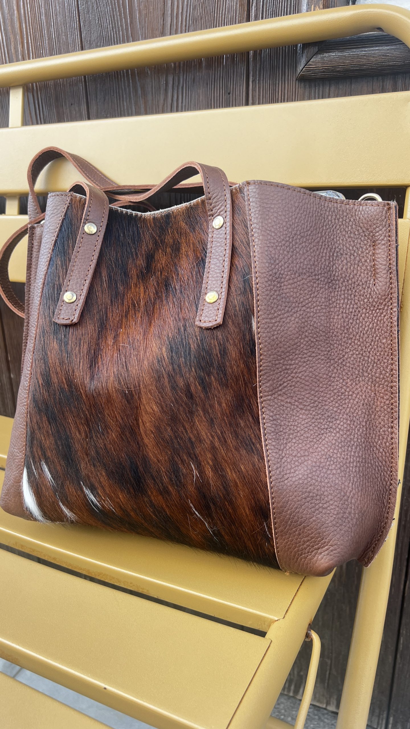 Bolso de piel animal print - Imagen 2