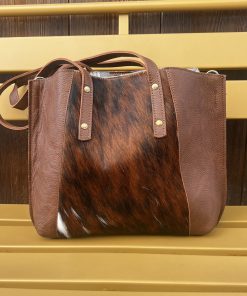 Bolso de piel animal print