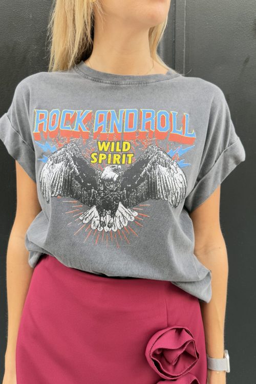 Camiseta rockera