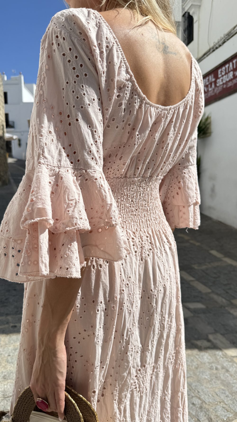 Vestido Rosalinda rosa - Imagen 3