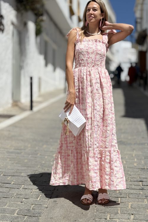 Vestido Kuki rosa