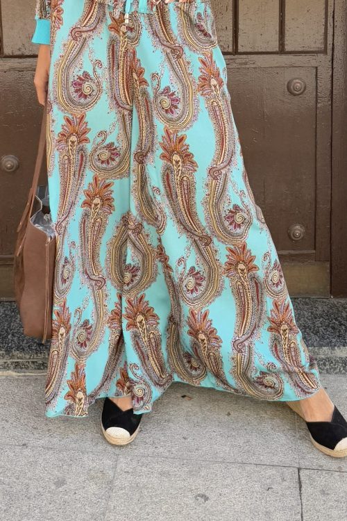 Pantalon satinado India