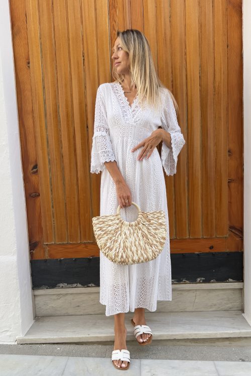 Vestido Santorini blanco