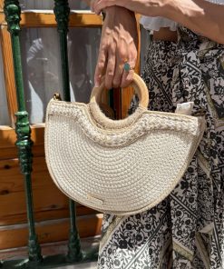 Bolso rafia bandolera