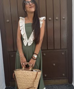 Vestido Volante Verde