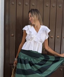 Blusa volantes Alicia