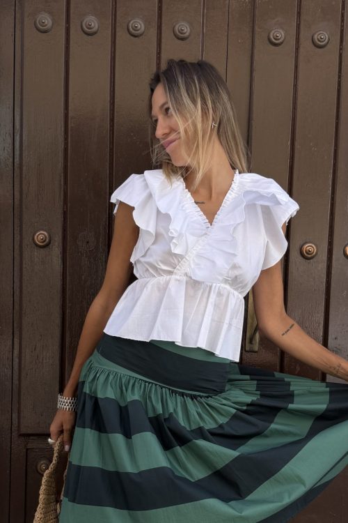 Blusa volantes Alicia
