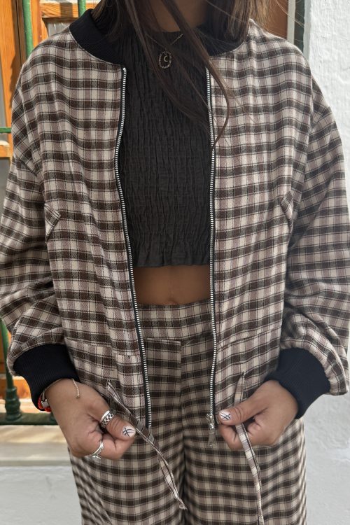 Bomber a cuadros
