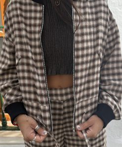 Bomber a cuadros