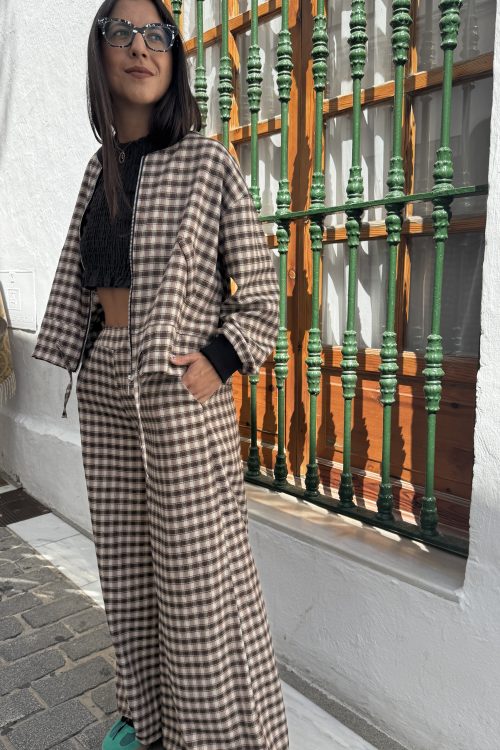 Pantalones a cuadros