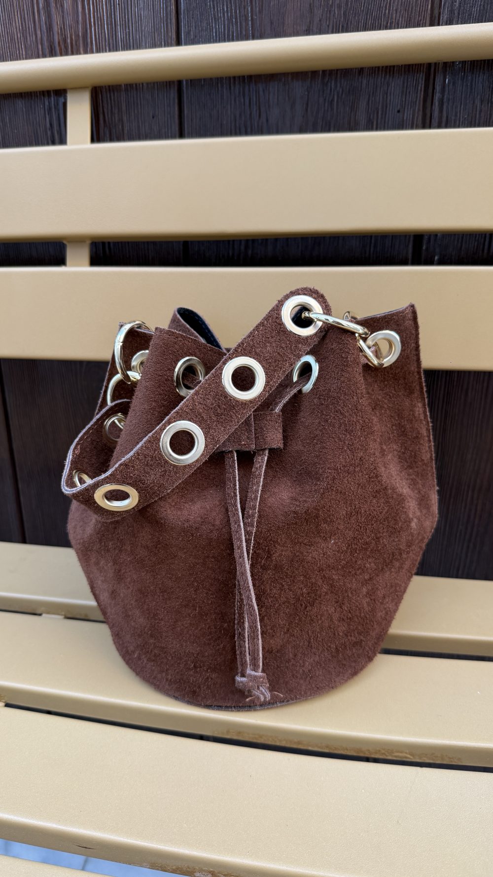 Bolso de mano chocolate - Imagen 4
