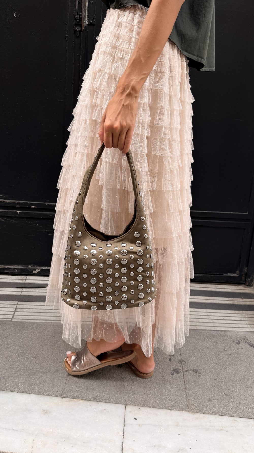 Bolso de mano velour - Imagen 3