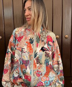 Bomber reversible Tropical beige