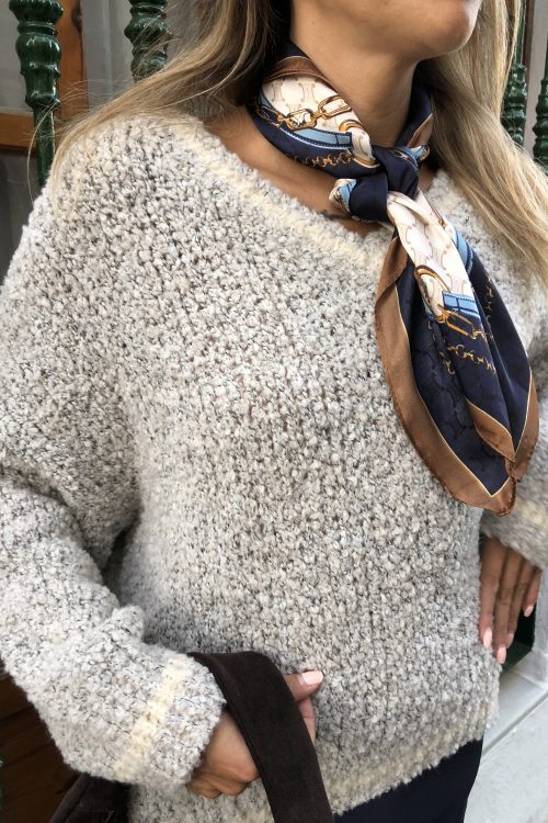 Jersey gris jaspeado