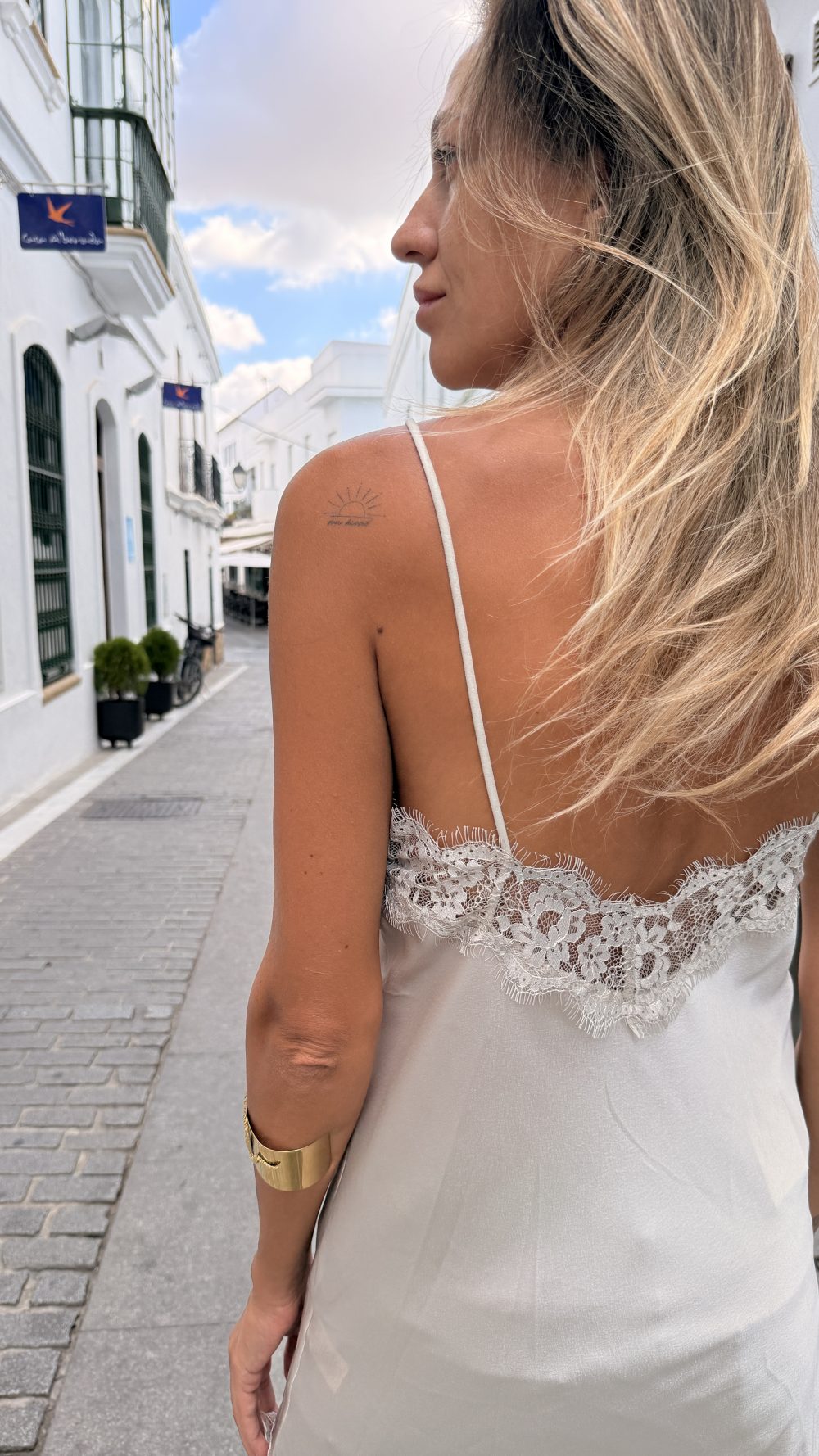 Vestido lenceros encaje - Imagen 4