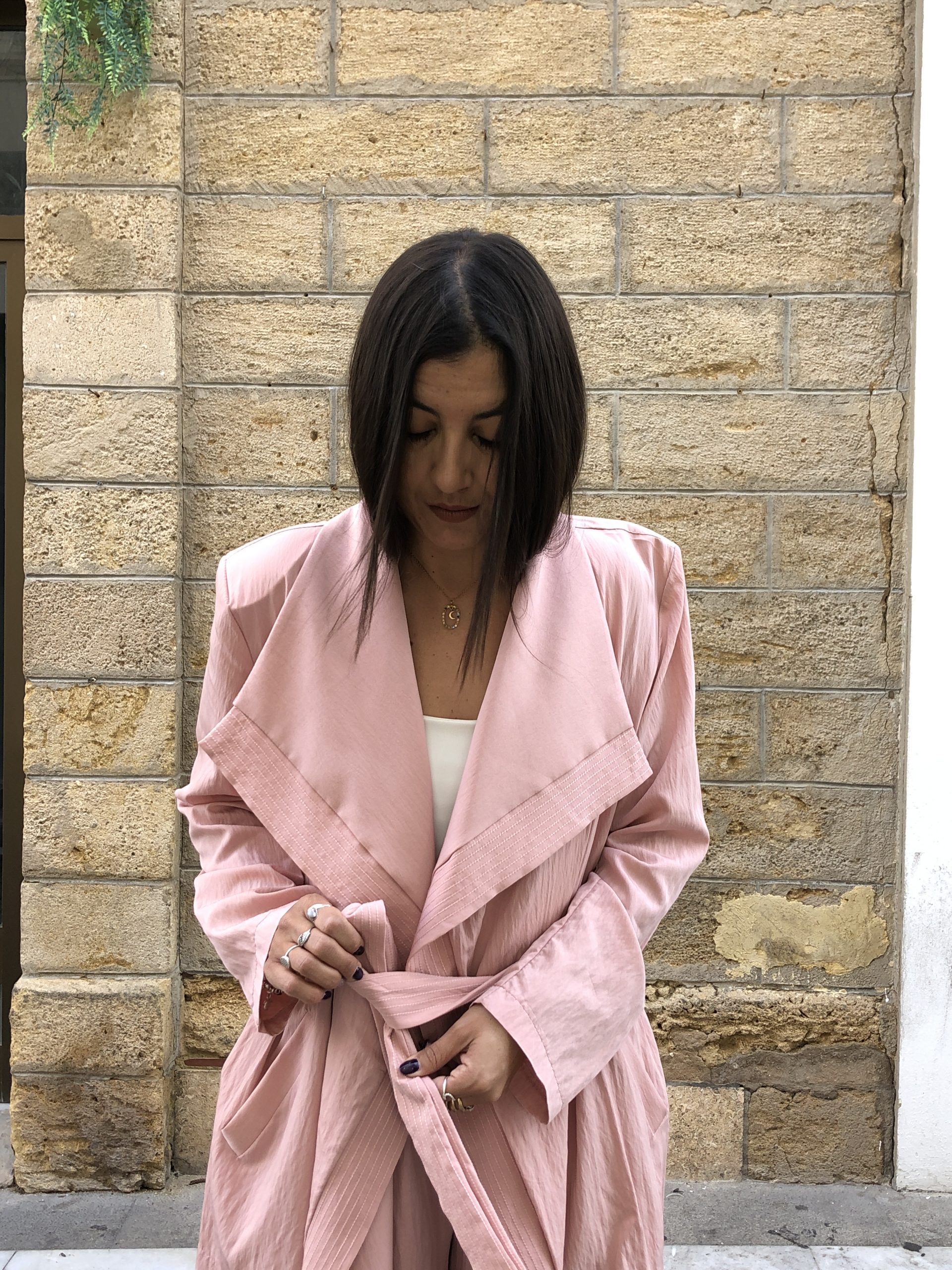 Blazer con cinturón Massima Rosa - Imagen 2