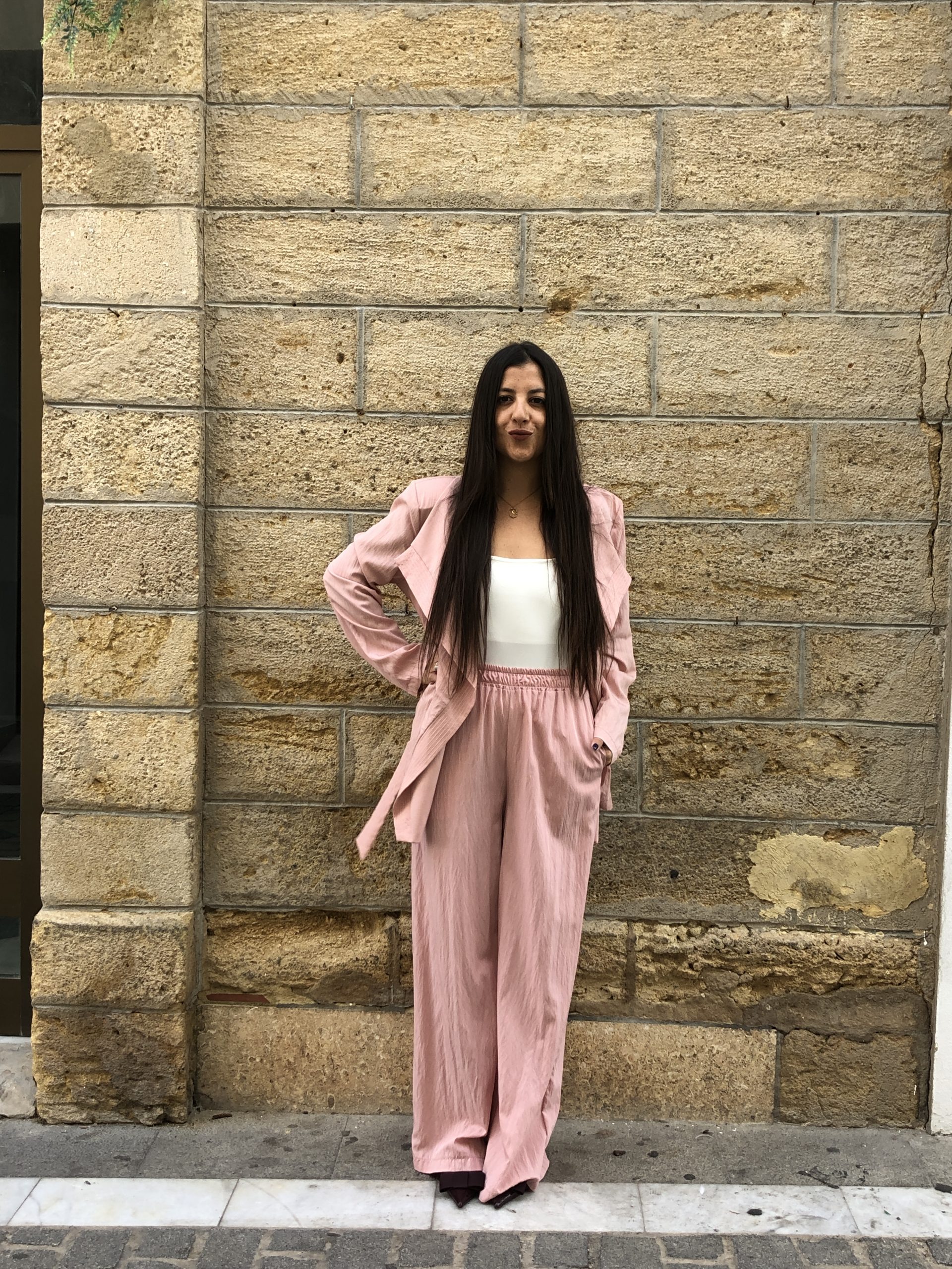 Blazer con cinturón Massima Rosa - Imagen 3