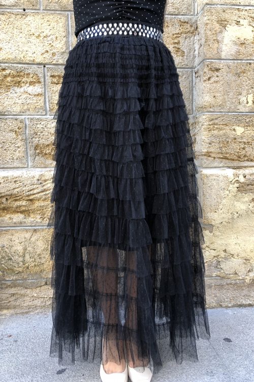 Falda de tul negra Lunara