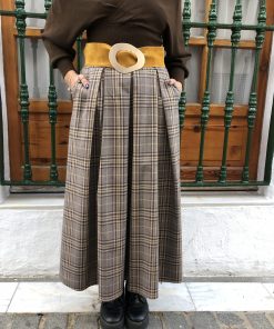 Falda Cuadros Vintage