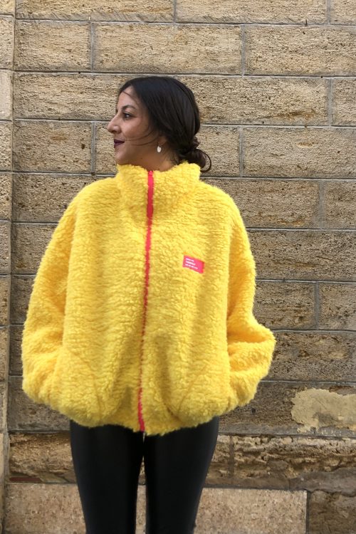 Chaqueta Teddy Amarilla