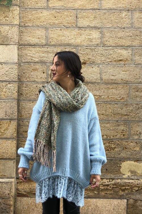 Jersey celeste Olivia