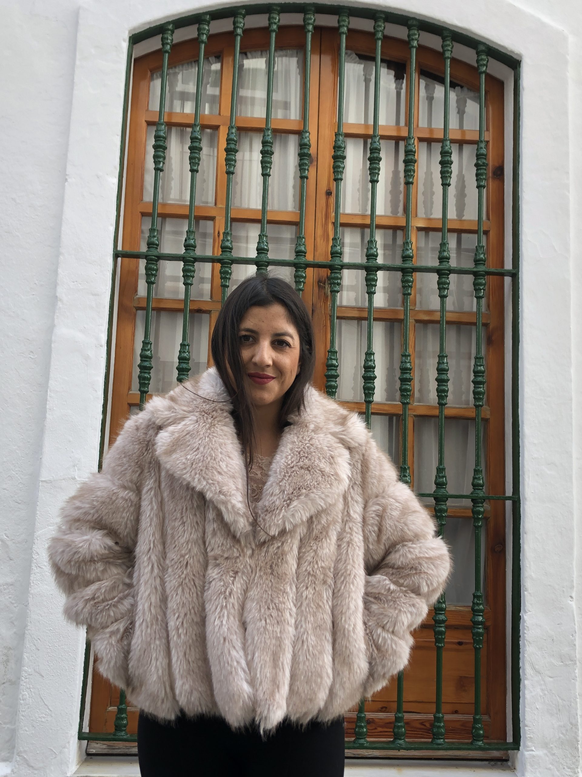 Abrigo Violeta Beige - Imagen 2