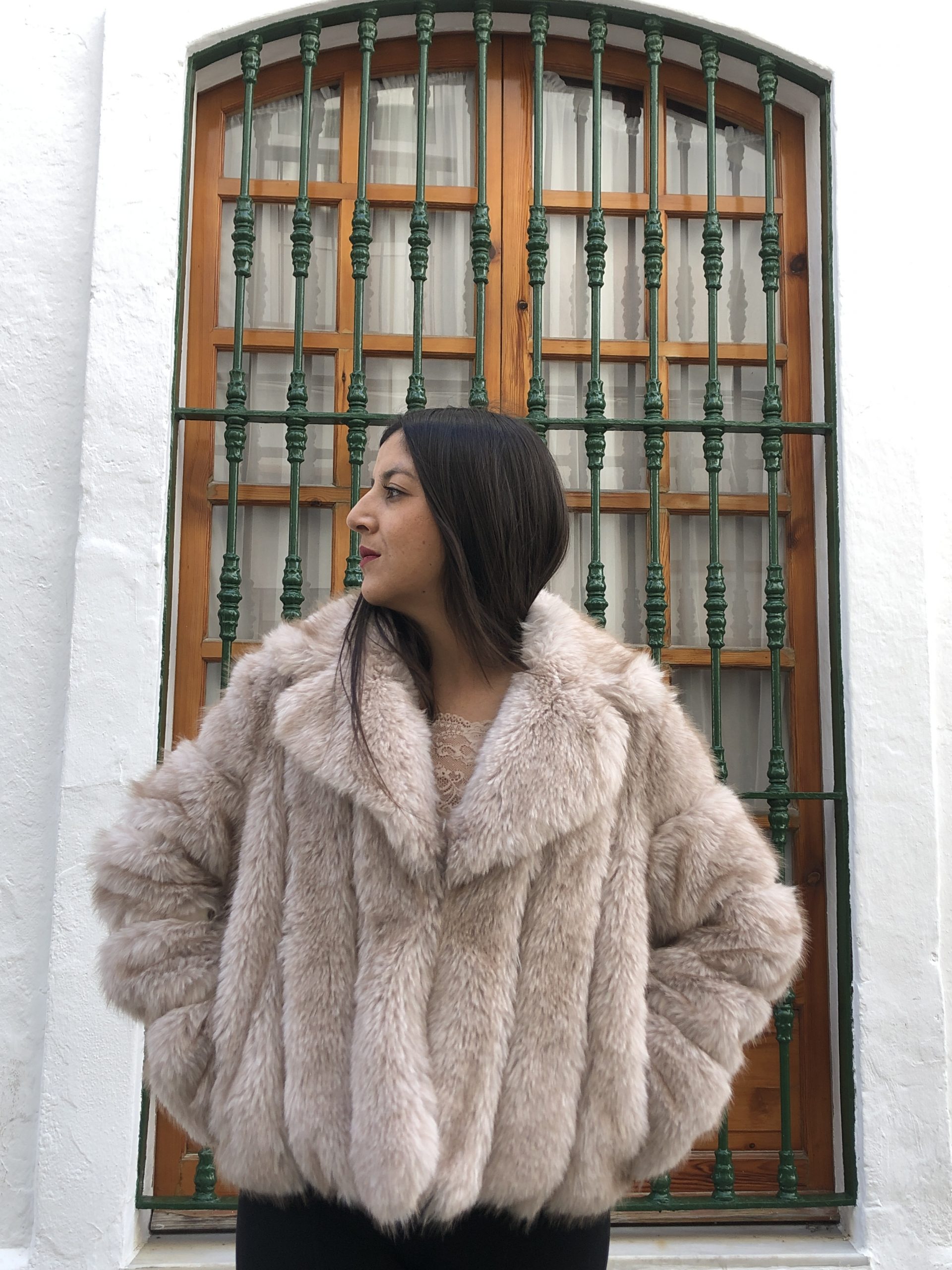 Abrigo Violeta Beige - Imagen 4