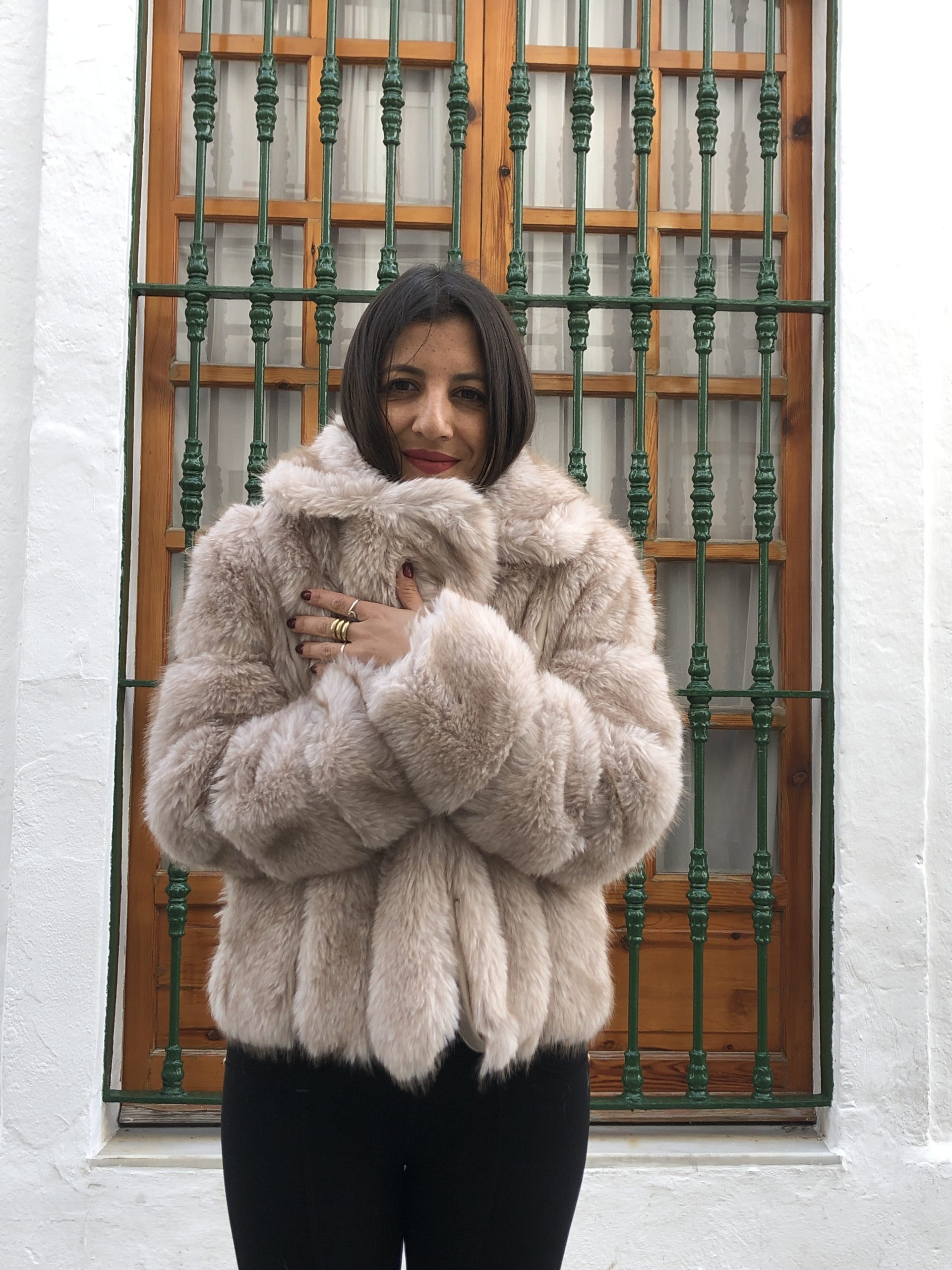 Abrigo Violeta Beige - Imagen 3