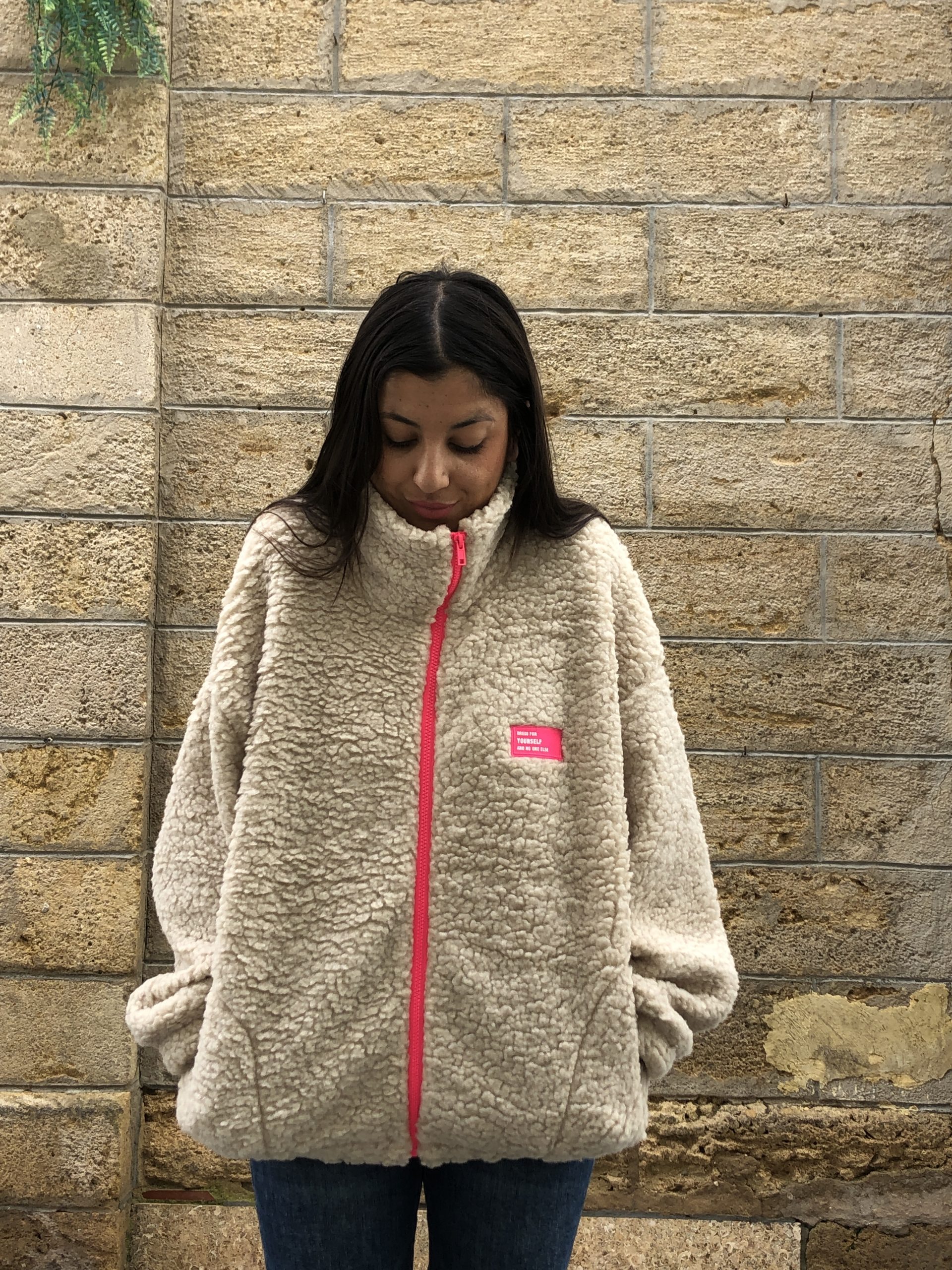 Chaqueta Teddy Beige - Imagen 3