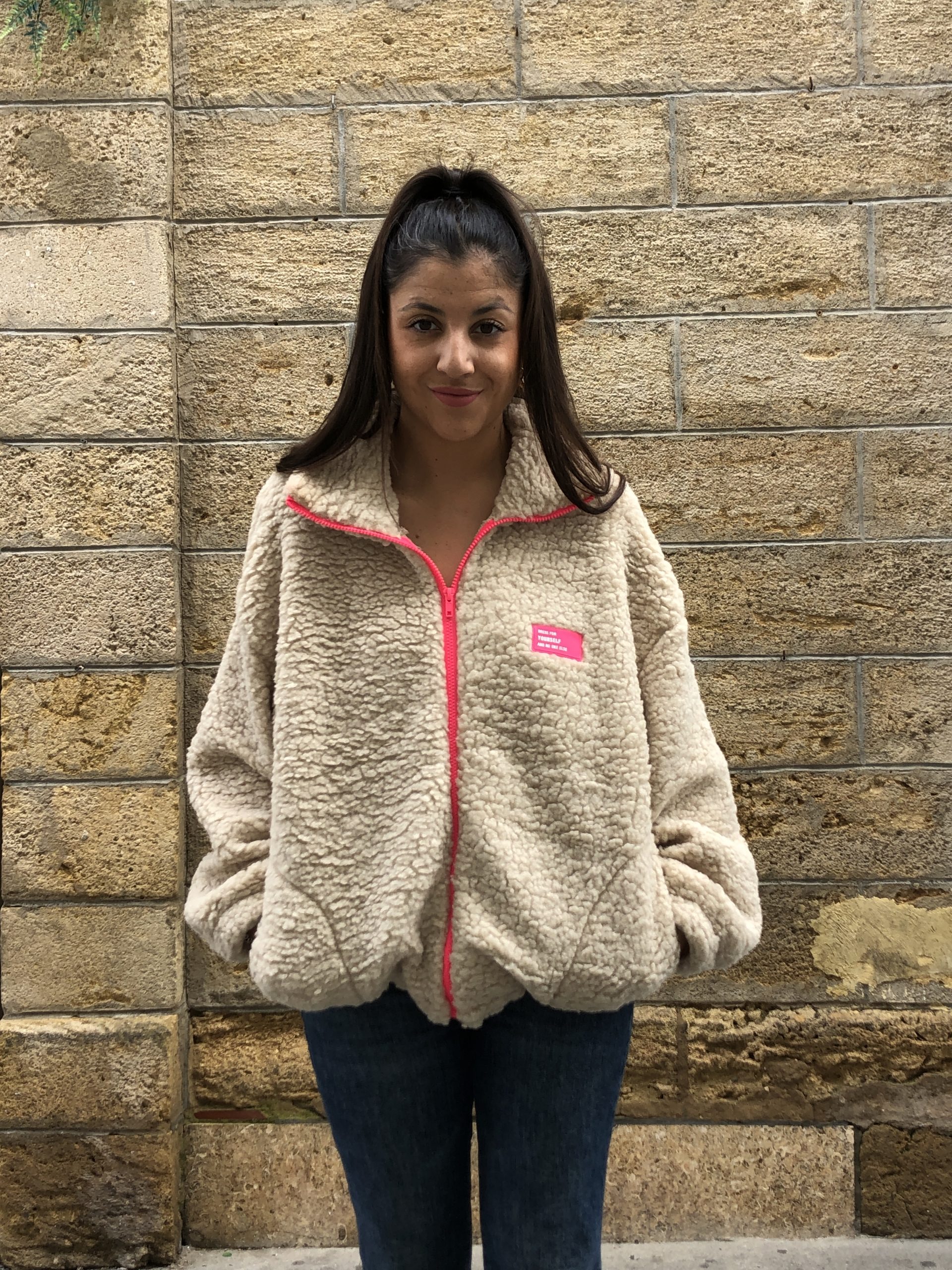 Chaqueta Teddy Beige - Imagen 2
