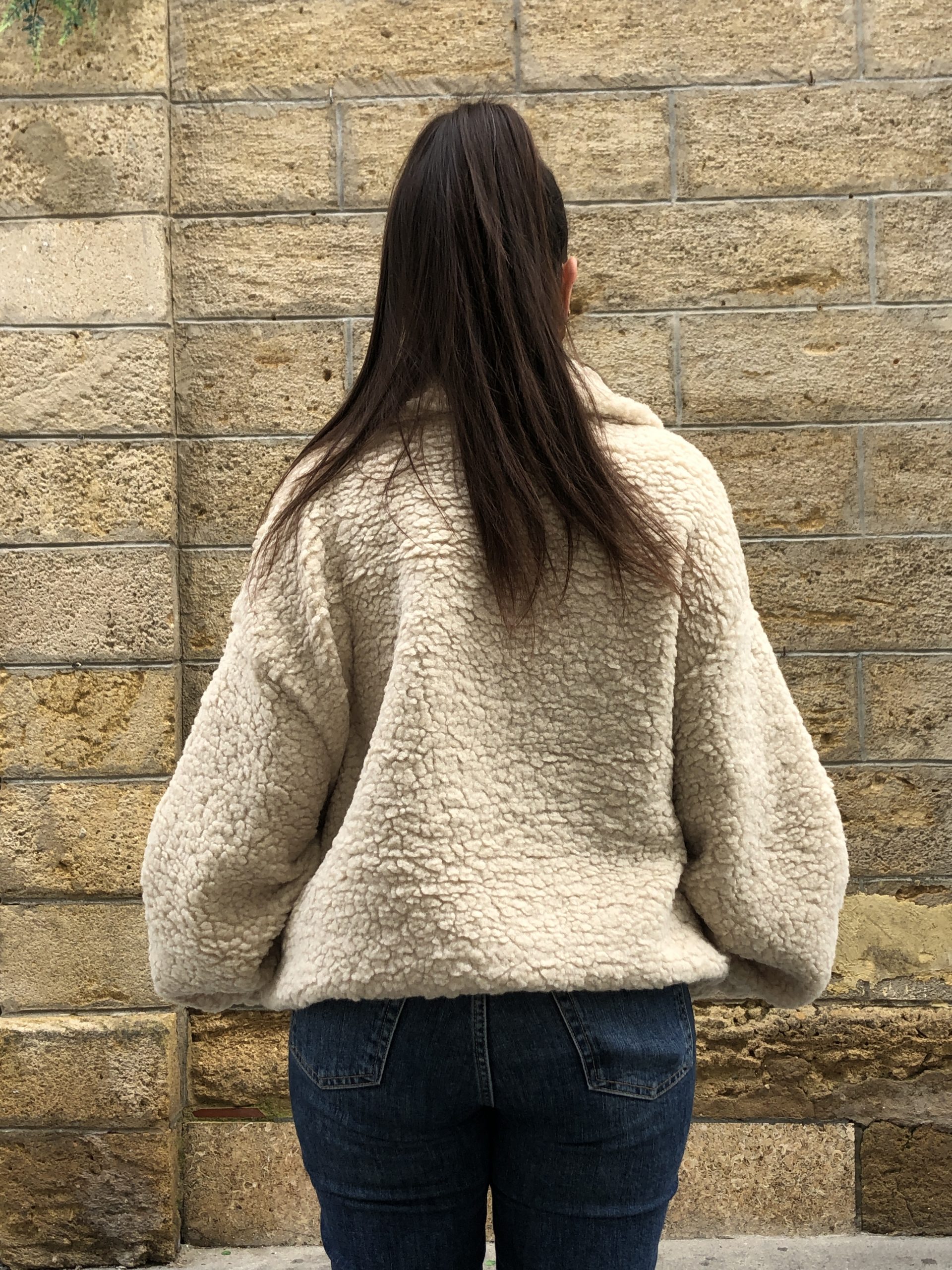 Chaqueta Teddy Beige - Imagen 4