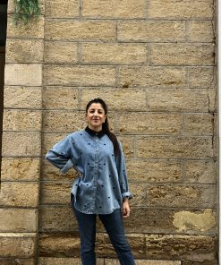 Camisa denim corazones