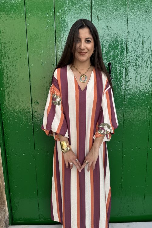 Alternative view of Vestido Marina Boho Morado