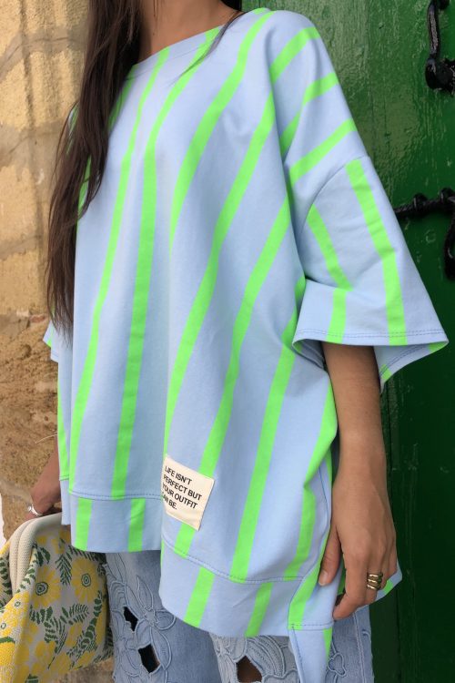 Alternative view of Sudadera Blue manga corta