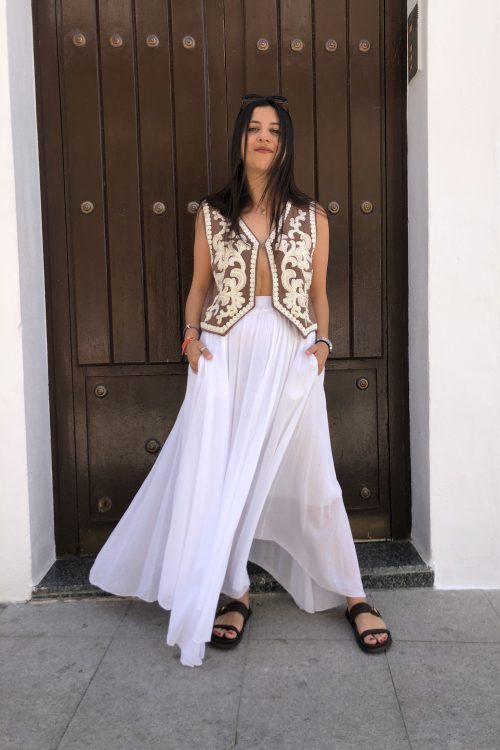 Chaleco Boho Brillante