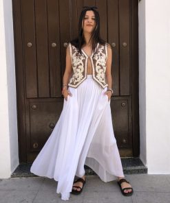 Chaleco Boho Brillante