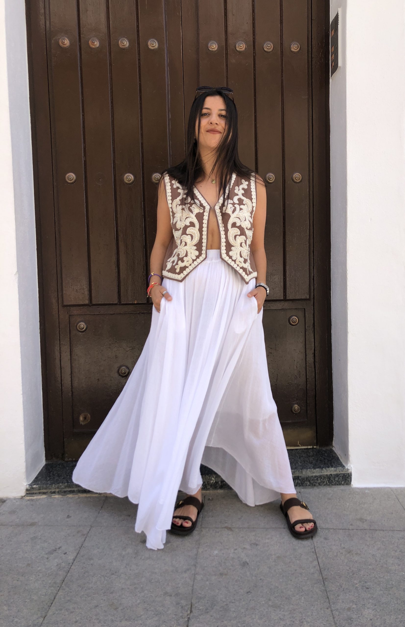 Chaleco Boho Brillante