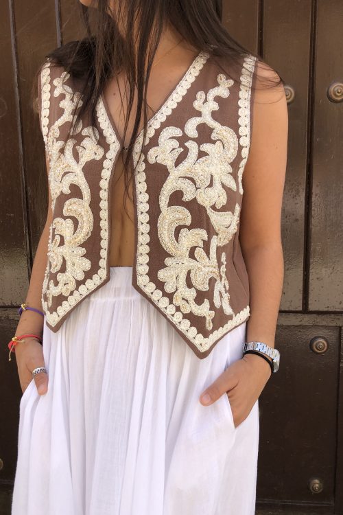 Alternative view of Chaleco Boho Brillante