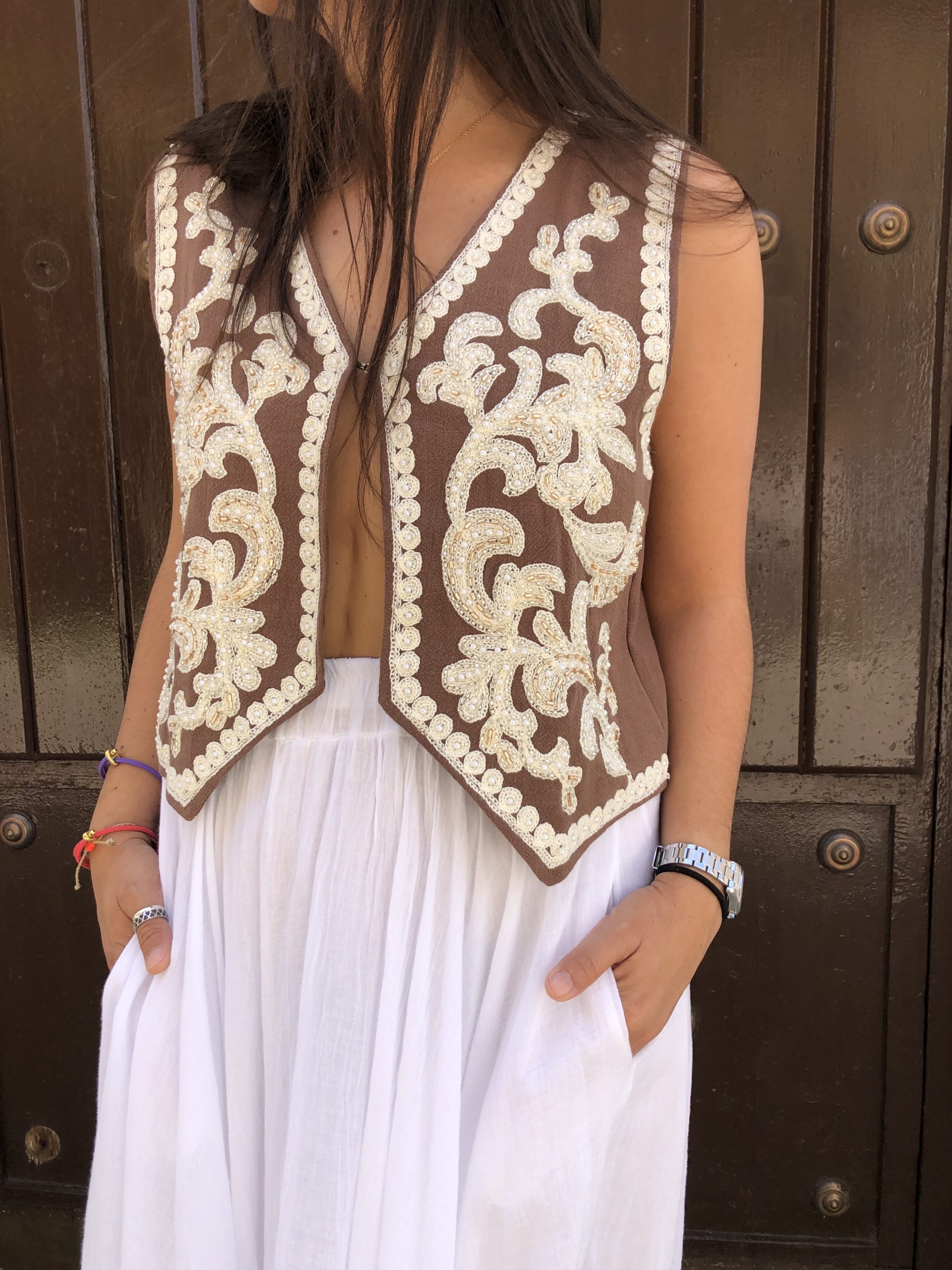 Chaleco Boho Brillante - Imagen 2