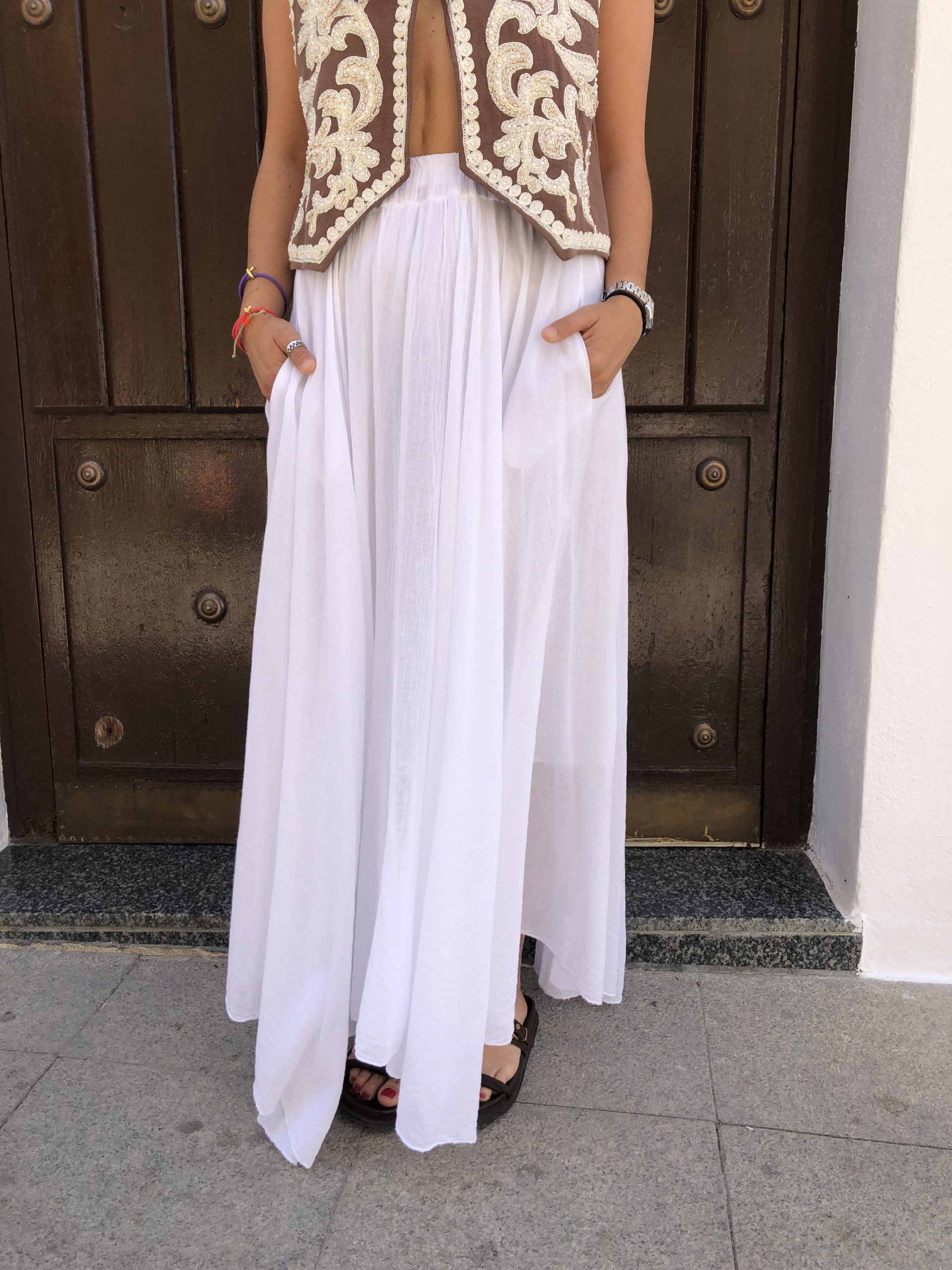 Falda Ibiza Blanca