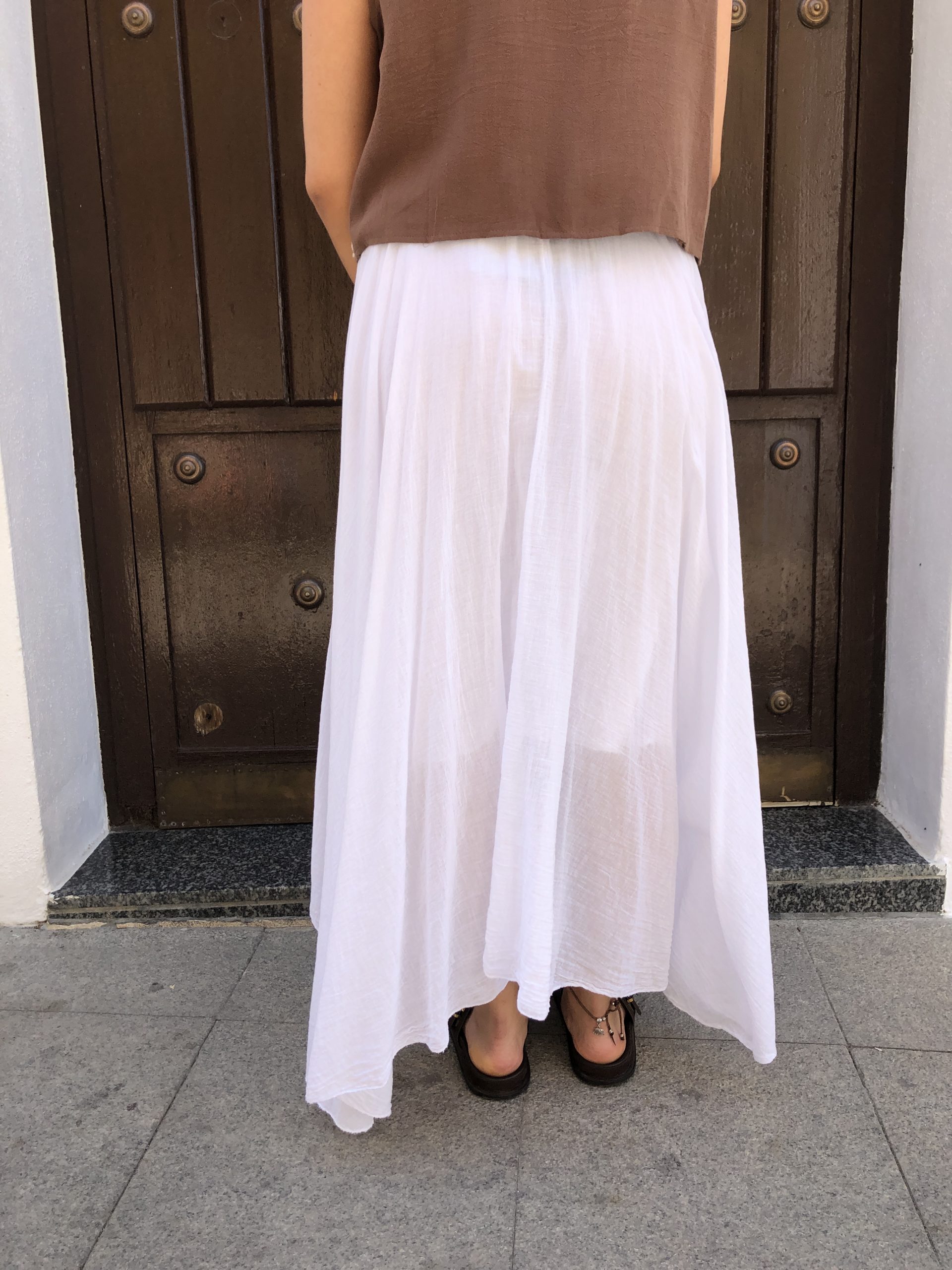 Falda Ibiza Blanca - Imagen 3