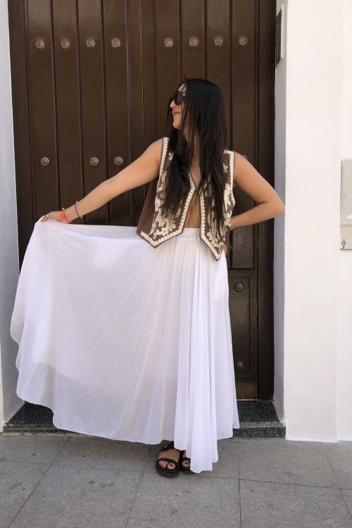 Alternative view of Falda Ibiza Blanca