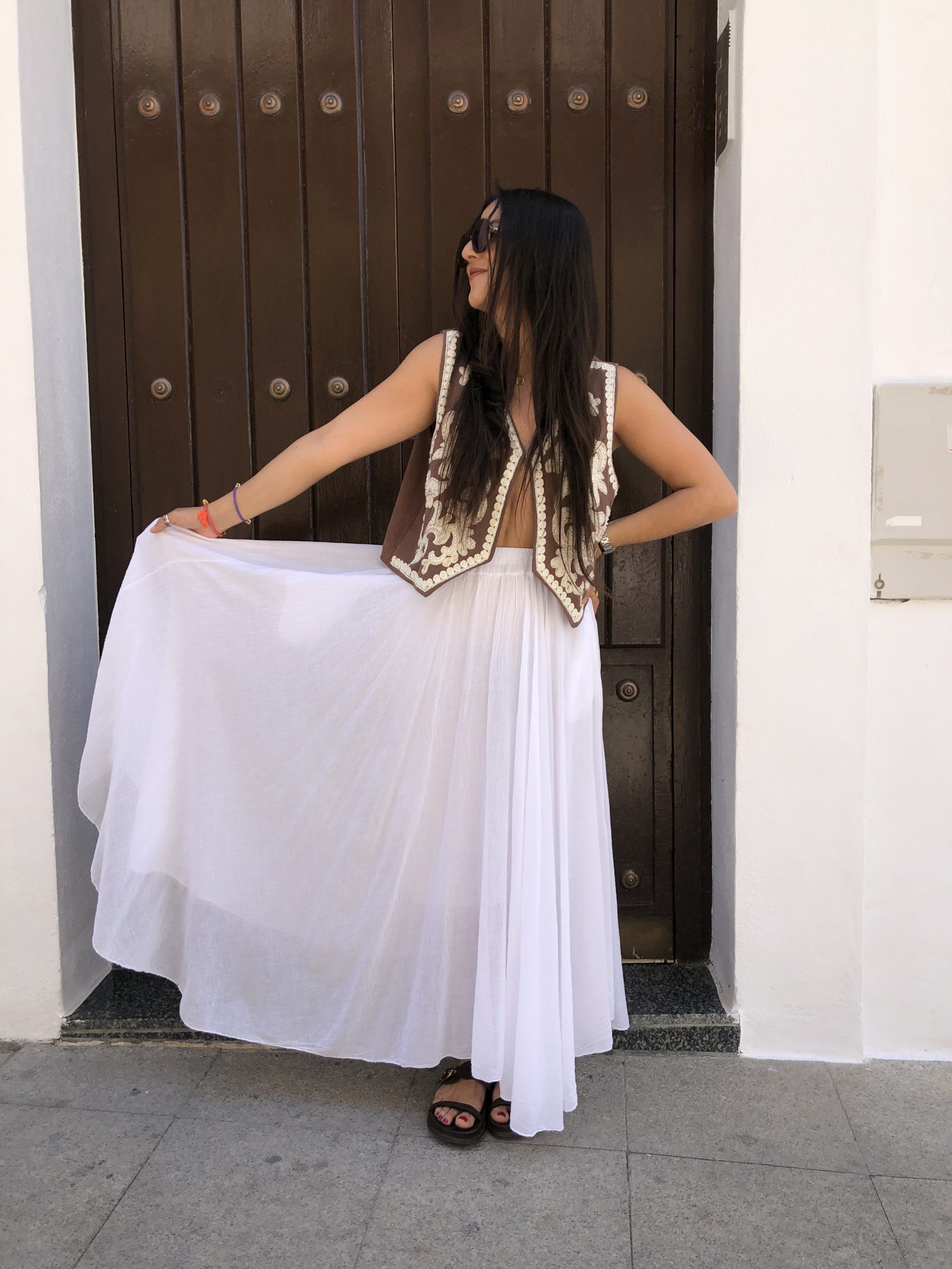 Falda Ibiza Blanca - Imagen 2