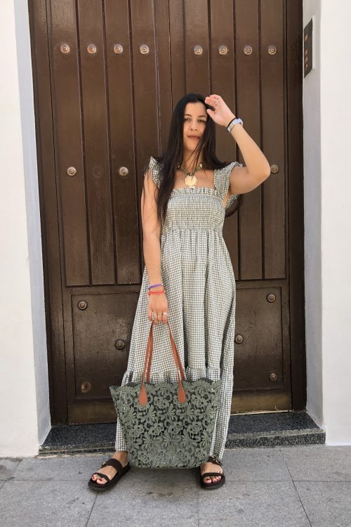 Vestido Vichy Verde