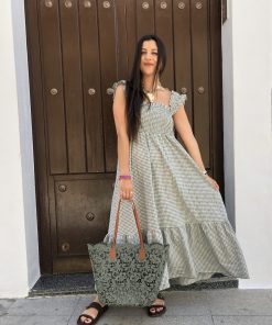 Alternative view of Vestido Vichy Verde