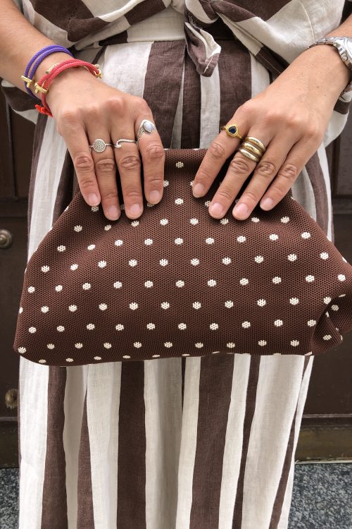 Alternative view of Bolso Chocolate Lunares