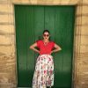Falda Maxi Acuarela