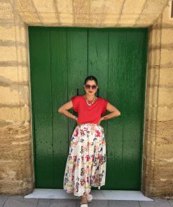 Falda Maxi Acuarela