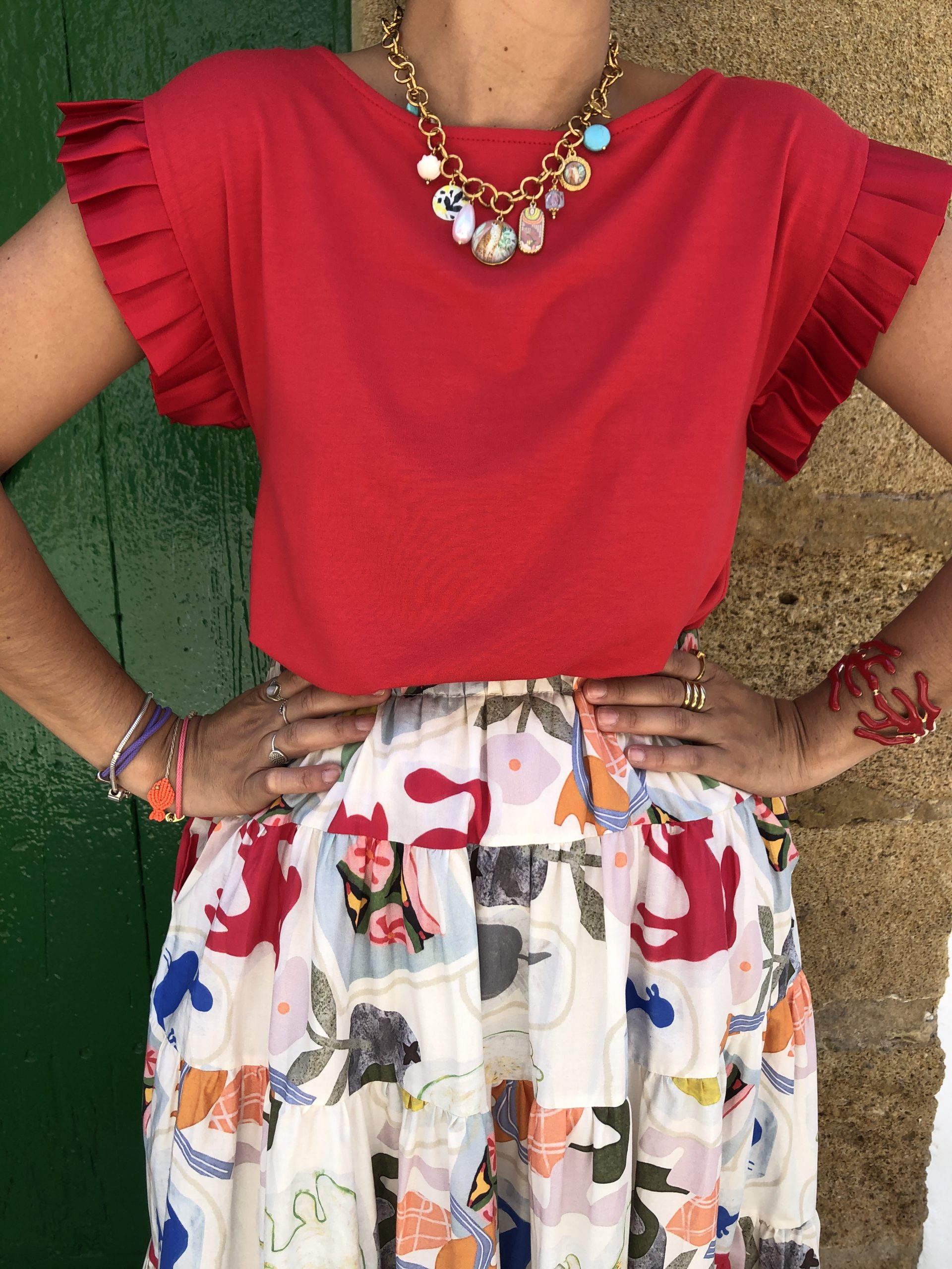 Falda Maxi Acuarela - Imagen 4